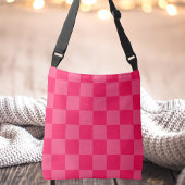 Trendy Helder Roze Mode Crossbody Tas