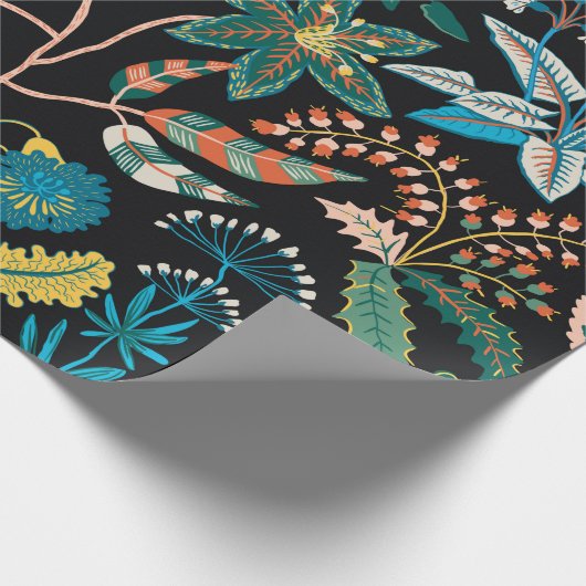 Trendy heldere Floral patroon in de vele soorten Cadeaupapier (Hoek)