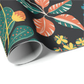 Trendy heldere Floral patroon in de vele soorten Cadeaupapier (Rol Hoek)