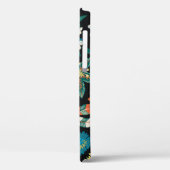 Trendy heldere Floral patroon in de vele soorten Case-Mate iPhone Case (Achterkant / Links)