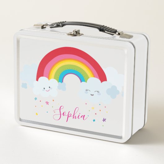 TRENDY heldere kleurrijke regenboogkawaï (Voorkant)