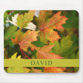 Trendy Herfst Bladeren Muizenmat Muismat (Voorkant)