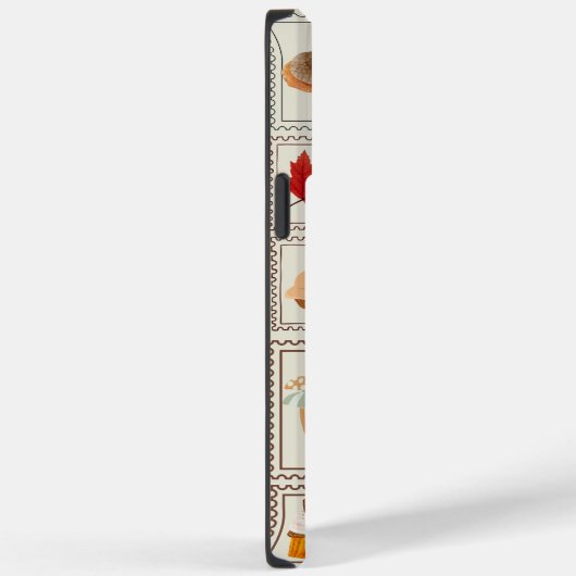 Trendy Herfst Doodle Autumn Postzegel Aangepast Case-Mate iPhone Case (Achterkant / Rechts)