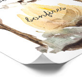 Trendy Herfst Favorieten | Waterverf illustraties Poster (Hoek)