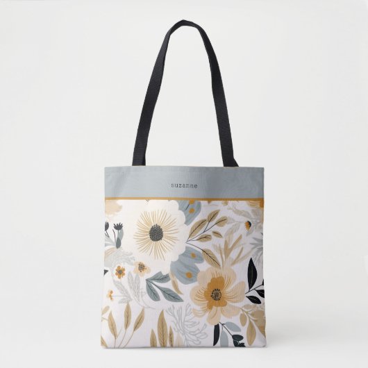 Trendy Herfst gebladerte Tote Bag (Voorkant)