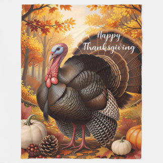 Trendy Herfst Gouden Thanksgiving Collectie Fleece Deken