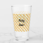 Trendy Herfst Paarse Tiger Glas (Achterkant)