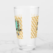 Trendy Herfst Paarse Tiger Glas (Links)