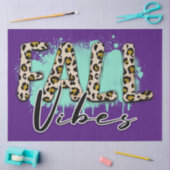 Trendy Herfst Paarse Tiger Tissuepapier (Craft)