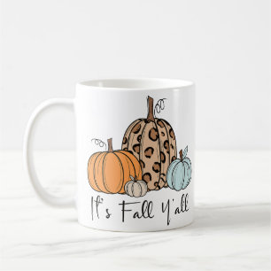 Trendy Herfst pompoen   "Het is Herfst Y’all", zeg Koffiemok