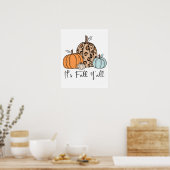 Trendy Herfst pompoen | "Het is Herfst Y’all", zeg Poster (Keuken)