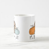 Trendy Herfst Pompoen | “It’s Fall Y’all” Quote Koffiemok (Center)