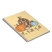 Trendy Herfst Pompoen | “It’s Fall Y’all” Quote Notitieboek (Rechterzijde)