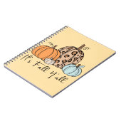 Trendy Herfst Pompoen | “It’s Fall Y’all” Quote Notitieboek (Linkerzijde)