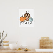 Trendy Herfst Pompoen | “It’s Fall Y’all” Quote Poster (Keuken)