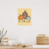 Trendy Herfst Pompoen | “It’s Fall Y’all” Quote Poster (Keuken)