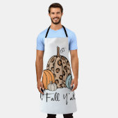 Trendy Herfst Pompoen | “It’s Fall Y’all” Quote Schort (Gedragen)