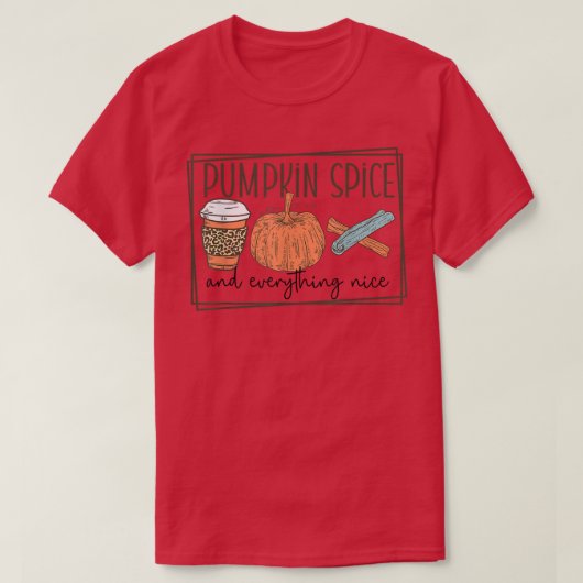 Trendy Herfst Top Pumpkin-specerij en alles wat go (Design voorkant)