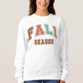 Trendy herfst varsity sweatshirt voor najaar (Voorkant)
