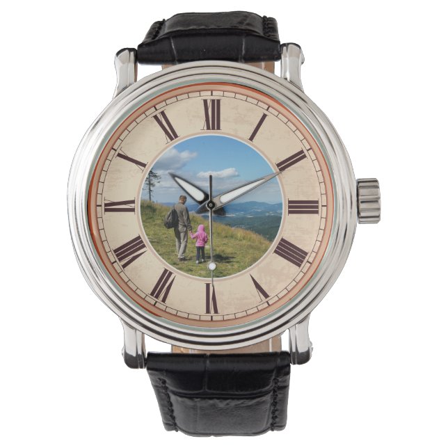 TRENDY HERINNERINGEN PERSOONLIJKE FOTO HORLOGE (Voorkant)