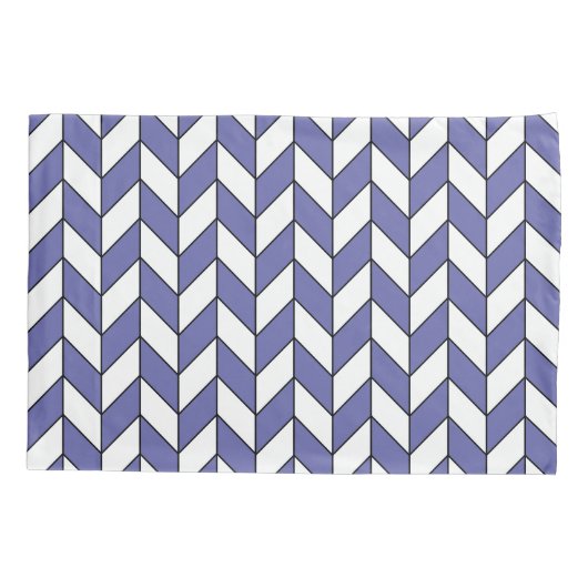 Trendy Herringbone Chevron Pattern Kussensloop (Achterkant)