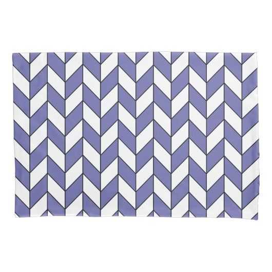 Trendy Herringbone Chevron Pattern Kussensloop (Voorkant)