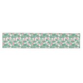 Trendy hete roze rode preppy kersttafel runner medium tafelloper (Horizontaal)