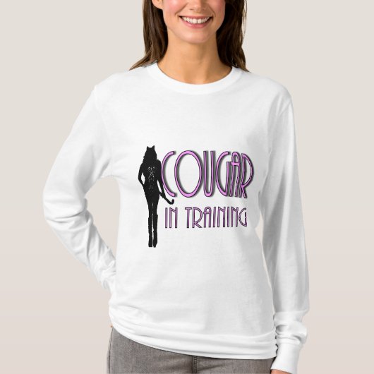 Trendy hete silhouet poema in opleiding t-shirt (Voorkant)