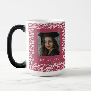 Trendy Hex Patroon Kleinzoon Afstuderen Magische Mok