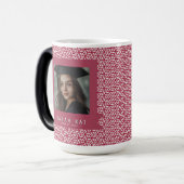 Trendy Hex Patroon Kleinzoon Afstuderen Magische Mok (Voorkant links)