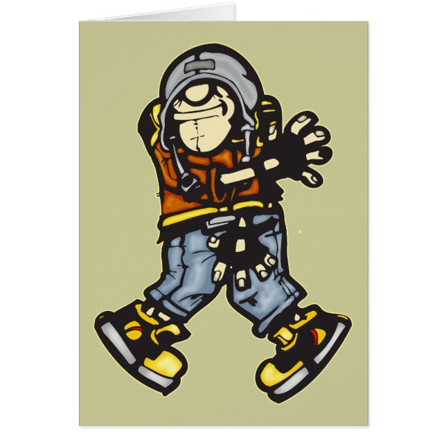 Trendy Hip Hop Dancer (Voorkant)