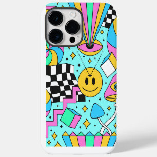 Trendy Hippie Abstract iPhone 14 Pro Max Hoesje