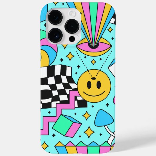 Trendy Hippy Abstract Case-Mate iPhone Case (Achterkant)