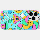 Trendy Hippy Abstract Case-Mate iPhone Hoesje (Achterkant (horizontaal))