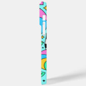 Trendy Hippy Abstract Hoesje-Mate iPhone Case (Achterkant / Links)