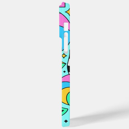 Trendy Hippy Abstract Hoesje-Mate iPhone Case (Achterkant / Links)