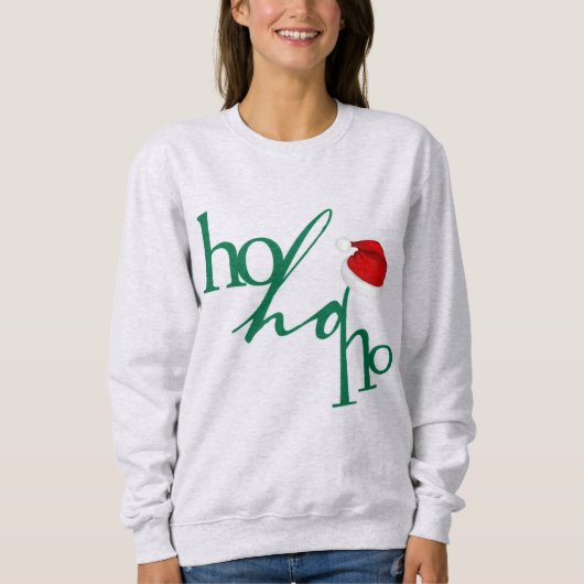 Trendy Ho-Ho-Ho Design T-Shirt (Voorkant)