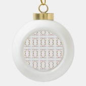 Trendy Holiday  Keramische Bal Ornament (Voorkant)