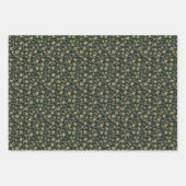 Trendy Holly Kerstmis Inpakpapier Vel (Voorkant 3)