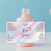Trendy Holografisch Serum 2 OZ Fles met Pipet Labe Etiket