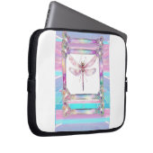 Trendy Holografische Dragonfly Electronics Bag Laptop Sleeve (Voorkant Rechts)