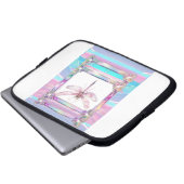 Trendy Holografische Dragonfly Electronics Bag Laptop Sleeve (Voorkant onderkant)