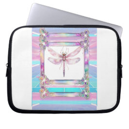 Trendy Holografische Dragonfly Electronics Bag Laptop Sleeve