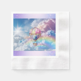 Trendy Holografische Hete Luchtballon Papier Serve Servet