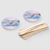 Trendy Holografische Hete Luchtballon Set van Fans Handwaaier (Niet-gemonteerd)