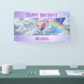 Trendy holografische heteluchtballonbanner spandoek (Beurs)