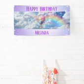 Trendy holografische heteluchtballonbanner spandoek (Insitu)