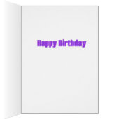 Trendy holografische libel Wenskaart (Binnen (Rechts))