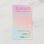 Trendy Hologram Client Lash Kaart Wimper Extension Visitekaartje (Voorkant)