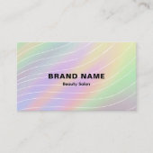 Trendy hologram Esthetische vrouwelijke stijl Visitekaartje (Voorkant)